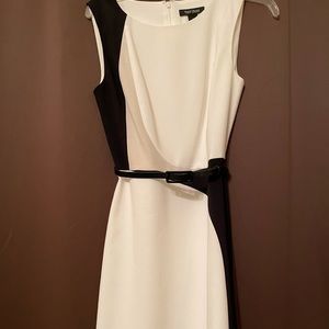 Three-tone knee length WHBM dress